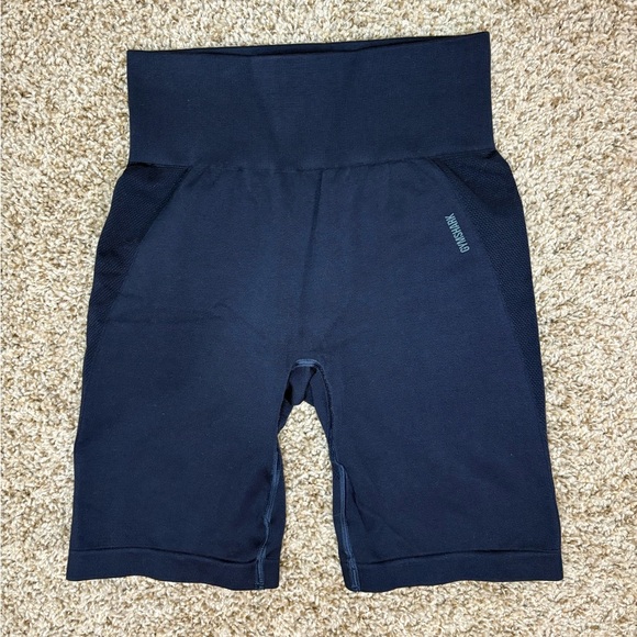 Gymshark Flex Cycling Shorts in Navy - Picture 9 of 12
